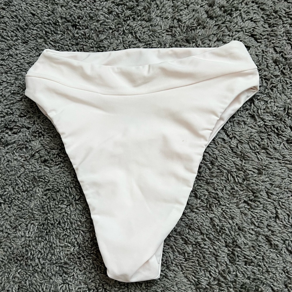 Aila Blue Light Pink High Waisted Bottoms - Picture 3 of 6
